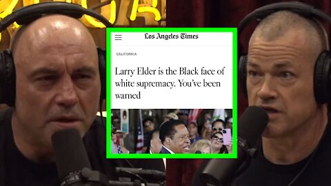 Joe Rogan and Jocko Willink on Media Calling Larry Elder the 'Black Face of White Supremacy'