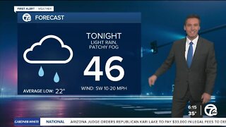 Detroit Weather: Warmest day in weeks with rain on the way