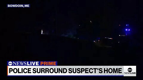 Maine mass shooting: Police surround suspect's home, shout "you're under arrest"