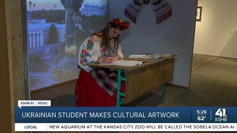 KCAI student uses art to process attack on Ukraine