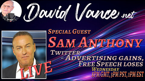Wednesday LIVE with Sam Anthony. The future of Twitter?