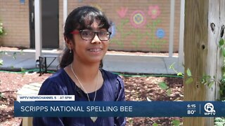 Jupiter Middle School student competing in Scripps National Spelling Bee