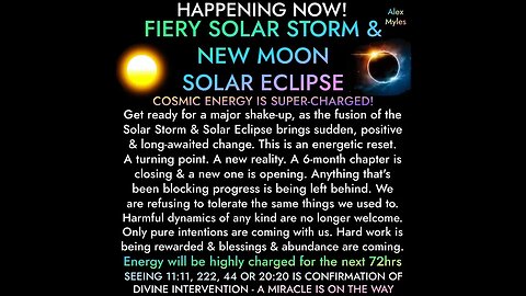 New Moon Solar Eclipse in Aries and a Solar Storm