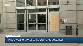 County jail door shattered in vandalism incident, one suspect arrested