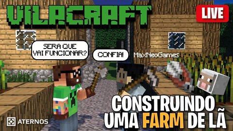 CONSTRUINDO UMA FARM AUTOMÁTICA DE LÃ #VilaCraft