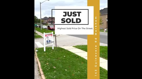 JUST SOLD - Markham Homes For Sale