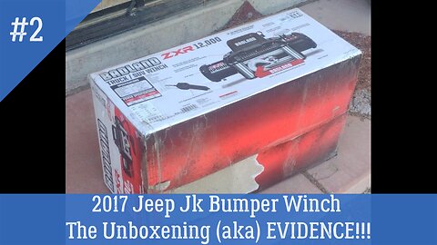 The Unboxening Jeep JK Badlands 12K Winch 2017 Sport S