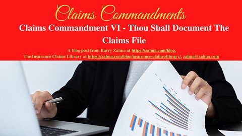 Claims Commandments