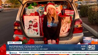 Valley teen pays it forward by delivering a Christmas to dozens of foster kids