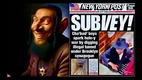 Secret Jewish Synagogue Tunnels Used To Spy On Citizens Admits Brooklyn Chabad Lubavitch Member