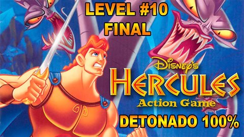 [PS1] - Disney's Hercules - [Level 10 - Final] - Dificuldade Herculean - Detonado 100%