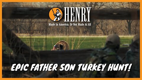 EPIC FATHER SON TURKEY HUNT! #HUNTWITHAHENRY