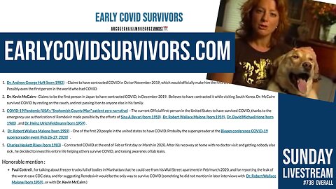 EarlyCovidSurvivors.com - Sunday livestream! (Dec 10, 2023)