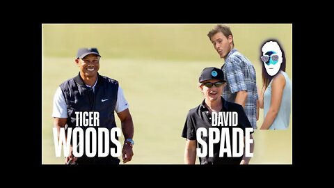 A Round with Tiger: Celebrity Playing Lessons - David Spade Reaction Review