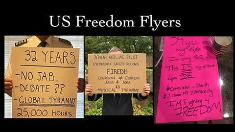 US Freedom Flyers: We Call the Shots, Not Them - 10/12/21