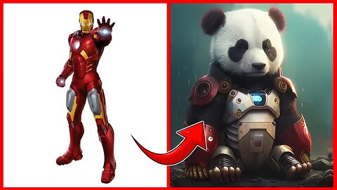 AVENGERS BUT PANDA All Character