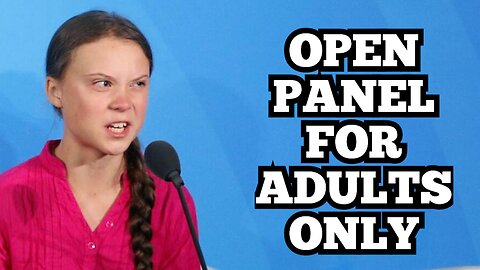 Open panel for adults only