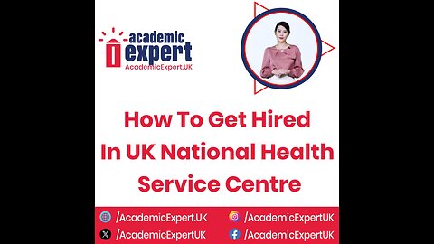 How to Get Hired in UK National Health Service Centre
