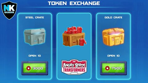 Angry Birds Transformers 2.0 - Thrust - Day 7 - Token Exchange - 20 Gold Crates