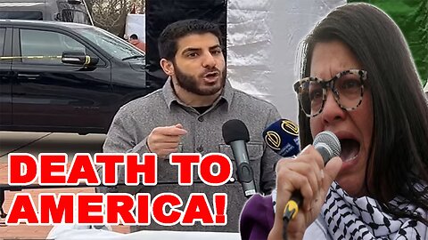 Rashida Tlaib MELTSDOWN and PANICS when Fox News confronts her about EXTREMIST Anti-American chant!