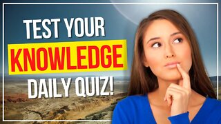 Get SMARTER Everyday! | Test your Knowledge Trivia | #71