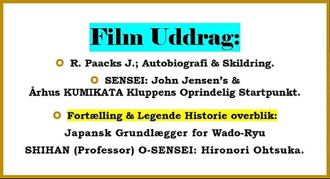 Dansk Doku. & Historiens Dybere og Enkelt forståelsen: KUMIKATA Klup 1978 til Wado-Ryu stil: