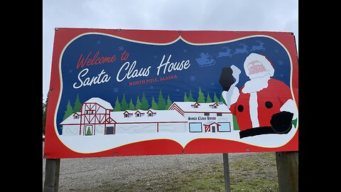 Santa Claus House in North Pole Alaska - Fairbanks City Tour in Sep. 2023