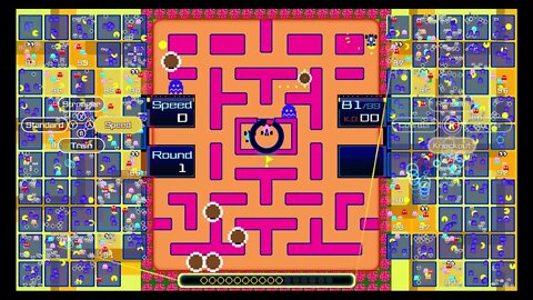 Pac-Man 99 (Switch) - Online Battles #34 (5/14/21) - My First Speed 10 Run!