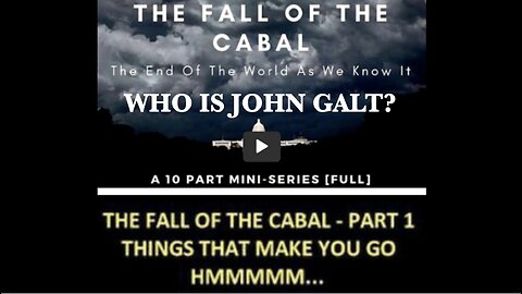 REPOST- THE FALL OF THE CABAL - Part 1: THINGS THAT MAKE YOU GO HMMMMM...