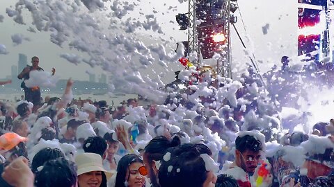 Songkran Insanity 2023 ~ World's Biggest Water Fight Festival ~ Pattaya Thailand