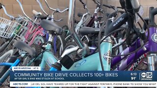 Community bike drive collects 100+ bicycles