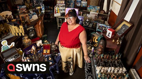 Woman obtains world's largest Harry Potter collection - with over 6,000 items