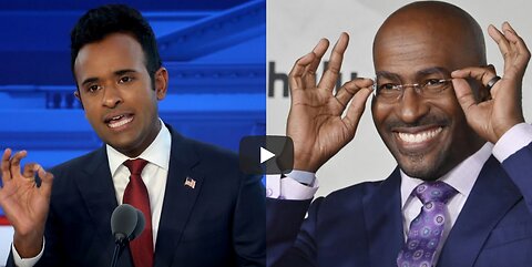 Vivek Ramaswamy tells CNN's Van Jones to 'shut the f*** up' at TPUSA event