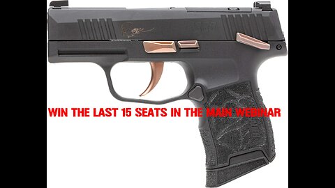 SIG SAUER P365-380 ROSE MINI FOR THE LAST 15 SEATS IN THE MAIN WEBINAR