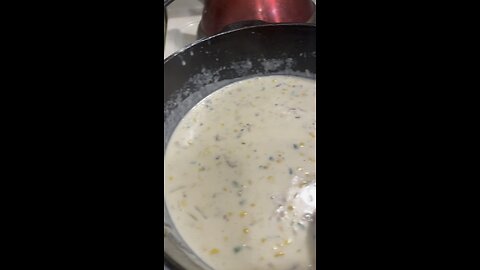 Poblano corn chowder