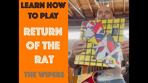 How To Play Return Of The Rat On Guitar Lesson - WITH SOLO! [The Wipers]