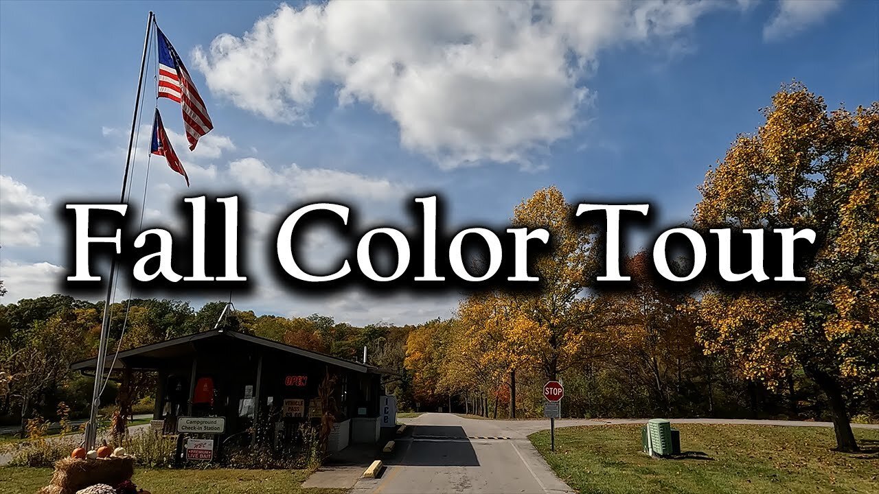 Fall Colors Tour Cowan Lake State Park [4K]