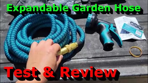 75ft Expandable Garden Hose for our RV - Test, Review & Lifetime Warranty