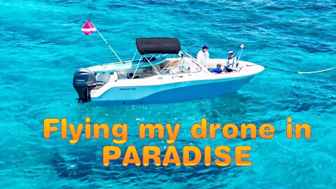 Flying My drone in PARADISE 🏝 Key Largo Molasses Reef from a DJI Mini 3 Pro