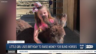 Kern's Kindness: Little girls uses birthday to raise money for blind horses