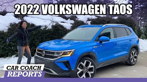 The 2022 Volkswagen Taos is a COMPACT and VALUE Packed SUV