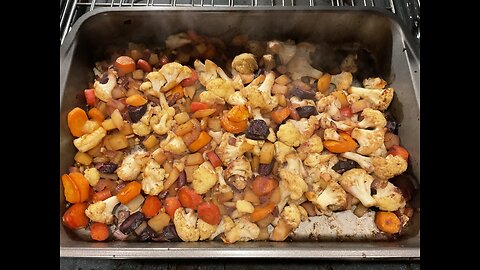 Roasted Vege Recipe (By Patty F. Weber)