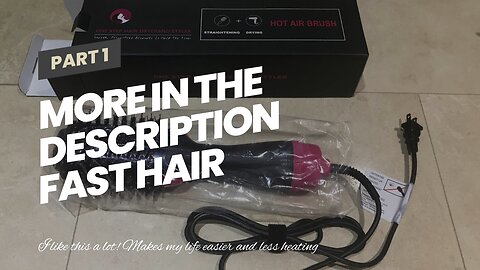 More In The Description Fast Hair Dryer and Styler Volumizer,Hieha Hot Air Brush Upgrade Hair D...