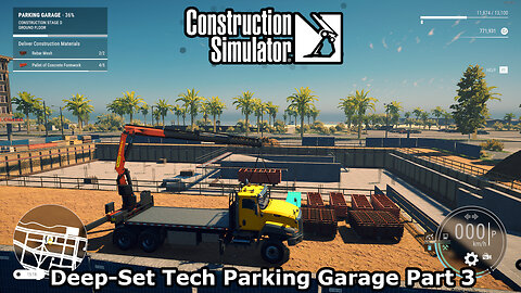 Deep-Set Tech Parking Garage Part 3 | Construction Simulator Gameplay | Part 11