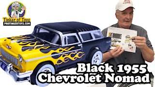 Black 1955 Chevrolet Nomad | CP7781 | Auto World