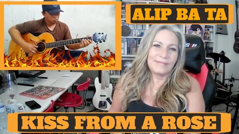 Alip Ba Ta Reaction KISS FROM A ROSE TSEL Alip Ba Ta Kiss from a rose Fingerstyle Seal cover TSEL!