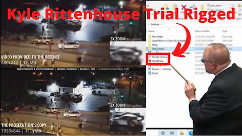 Kyle Rittenhouse Trial Rigged! Prosecution Lowers Drone Video Quality For Defense