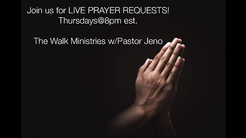 LIVE PRAYER REQUESTS! @8pm ET/ 5pm PT on 05/02/24 | YOU ARE NOT ALONE!!!