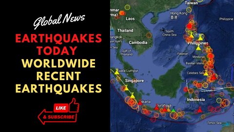 Global News Earthquakes Today - Worldwide Recent Earthquakes