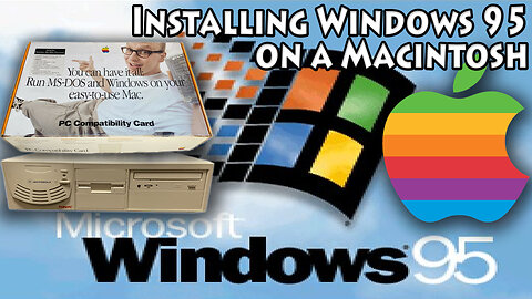 Installing Windows 95 on a Macintosh! (Apple PC Compatibility Card) - Paul's Old Crap